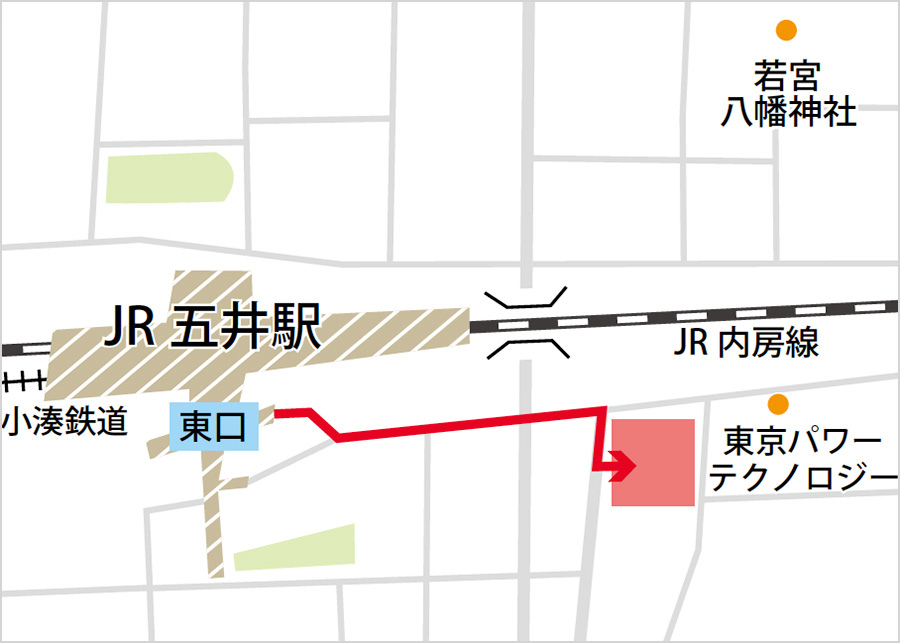 三愛記念市原クリニックの地図