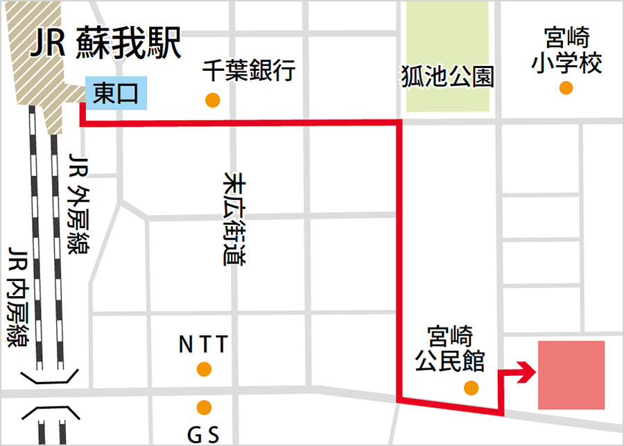 三愛記念そがクリニック地図